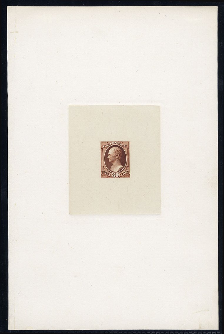US Stamp Value Scott Cat. 217: 1883 30c Hamilton. Cherrystone Auctions, Mar 2009, Sale 200903, Lot 153