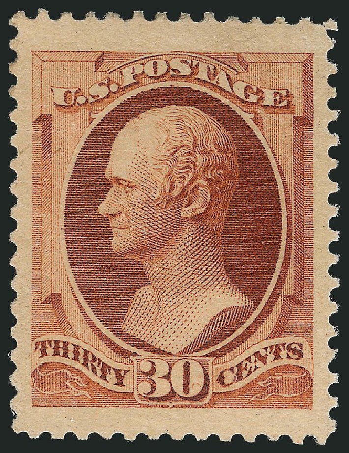 US Stamp Prices Scott Catalog 217: 1883 30c Hamilton. Robert Siegel Auction Galleries, Nov 2013, Sale 1057, Lot 803