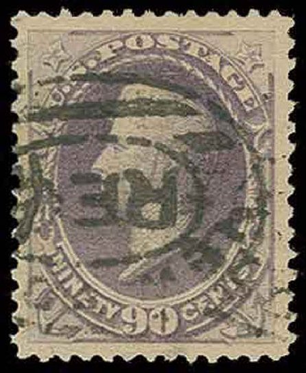US Stamp Value Scott Cat. #218 - 90c 1883 Perry. H.R. Harmer, Nov 2013, Sale 3004, Lot 1137