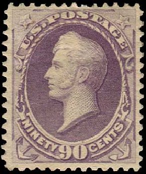 Prices of US Stamp Scott Cat. # 218 - 1883 90c Perry. Regency-Superior, Nov 2014, Sale 108, Lot 407