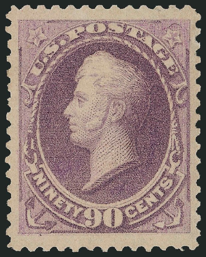 Value of US Stamp Scott 218: 90c 1883 Perry. Robert Siegel Auction Galleries, Dec 2009, Sale 978, Lot 1057