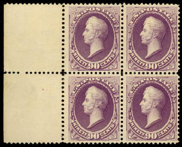 Price of US Stamp Scott 218 - 1883 90c Perry. Daniel Kelleher Auctions, May 2015, Sale 669, Lot 2699