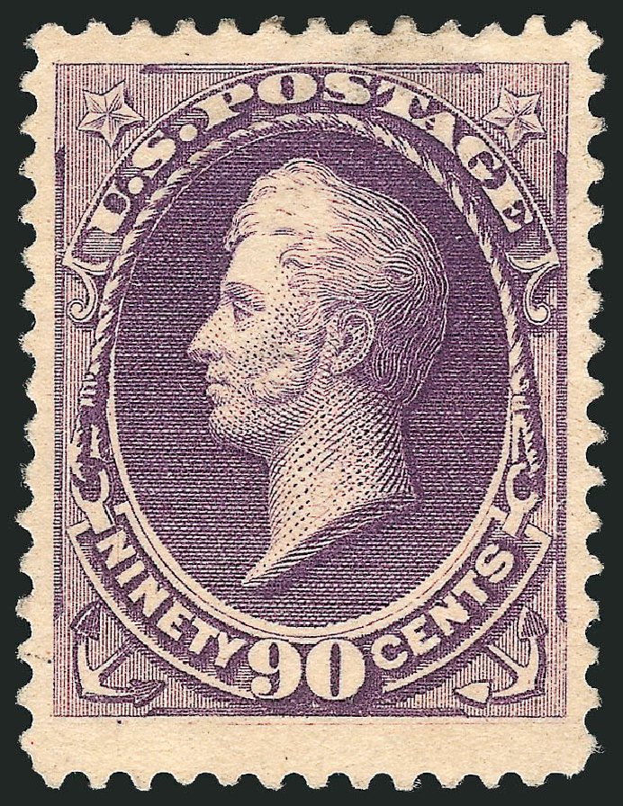 US Stamp Prices Scott #218: 1883 90c Perry. Robert Siegel Auction Galleries, Mar 2012, Sale 1019, Lot 529