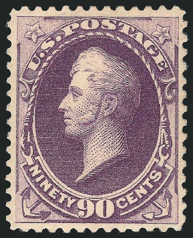 Prices of US Stamps Scott Cat. 218 - 90c 1883 Perry. Robert Siegel Auction Galleries, Jun 2012, Sale 1026, Lot 1299