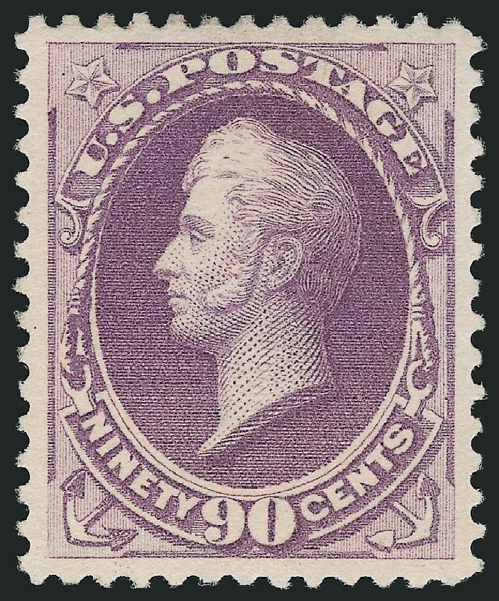 Costs of US Stamps Scott Catalog #218: 90c 1883 Perry. Robert Siegel Auction Galleries, Apr 2014, Sale 1068, Lot 169