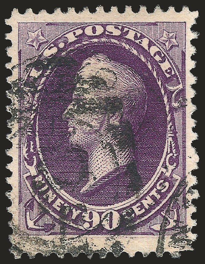 Values of US Stamps Scott Catalogue # 218 - 1883 90c Perry. Robert Siegel Auction Galleries, Apr 2010, Sale 984, Lot 519