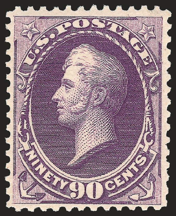 US Stamp Prices Scott Catalogue #218 - 90c 1883 Perry. Robert Siegel Auction Galleries, Jun 2010, Sale 992, Lot 2269