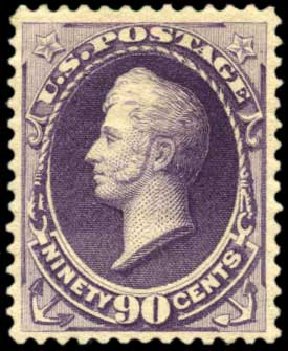 Costs of US Stamps Scott Catalog # 218: 1883 90c Perry. Harmer-Schau Auction Galleries, Oct 2010, Sale 87, Lot 190