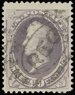 US Stamps Price Scott Cat. # 218: 1883 90c Perry. H.R. Harmer, Oct 2014, Sale 3006, Lot 1241