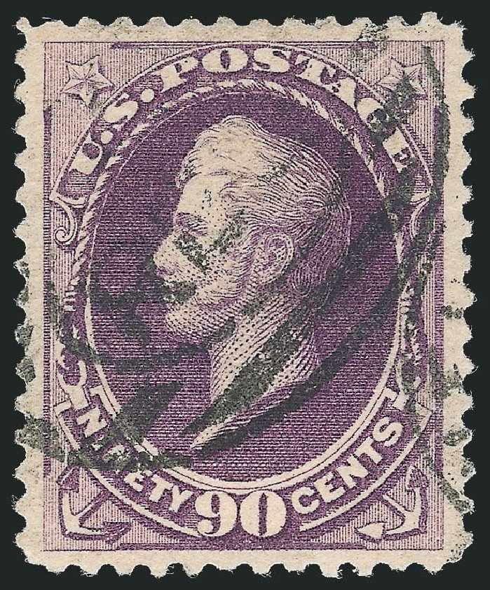 Prices of US Stamps Scott Catalog # 218 - 1883 90c Perry. Robert Siegel Auction Galleries, Dec 2012, Sale 1037, Lot 1771