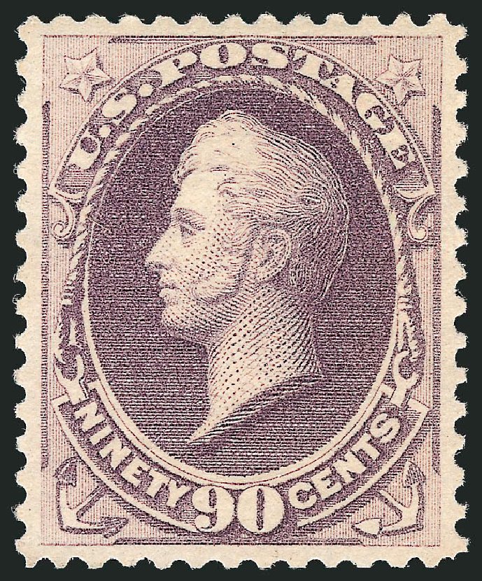 US Stamps Prices Scott Catalog # 218 - 90c 1883 Perry. Robert Siegel Auction Galleries, Dec 2010, Sale 1000, Lot 1104