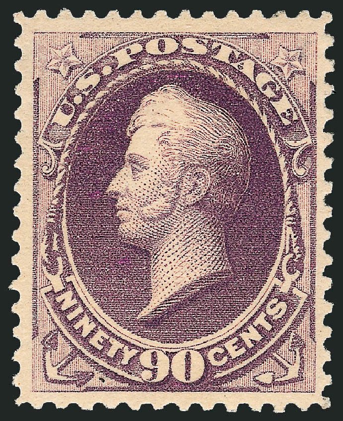US Stamps Prices Scott Catalogue 218: 1883 90c Perry. Robert Siegel Auction Galleries, Dec 2008, Sale 967, Lot 4324