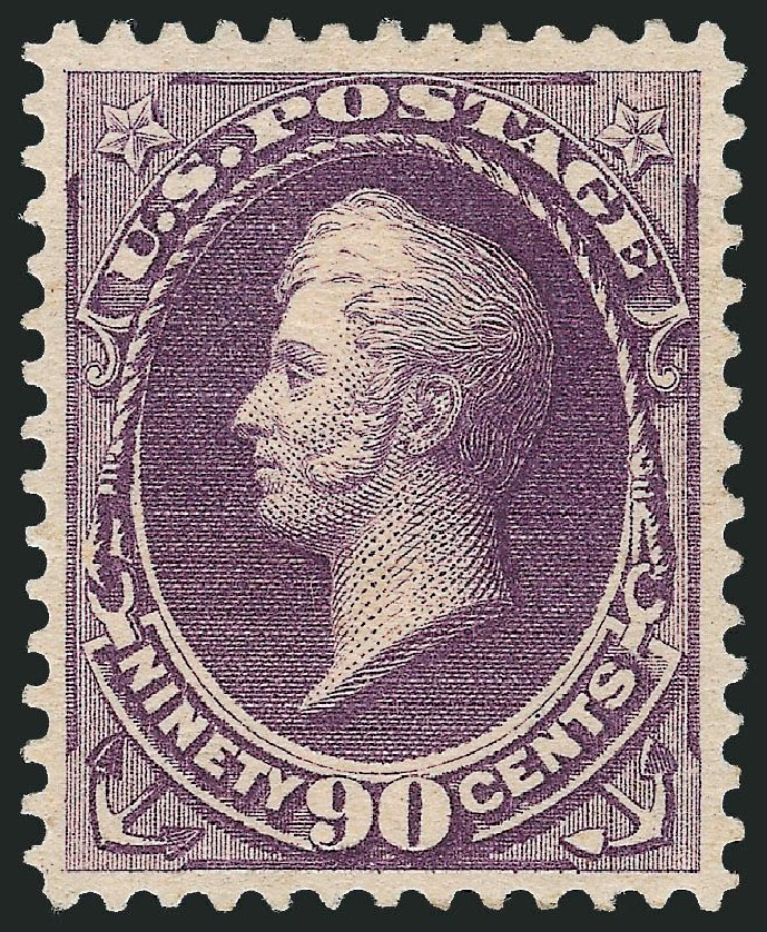 Prices of US Stamp Scott Cat. 218: 90c 1883 Perry. Robert Siegel Auction Galleries, Dec 2009, Sale 982, Lot 5514