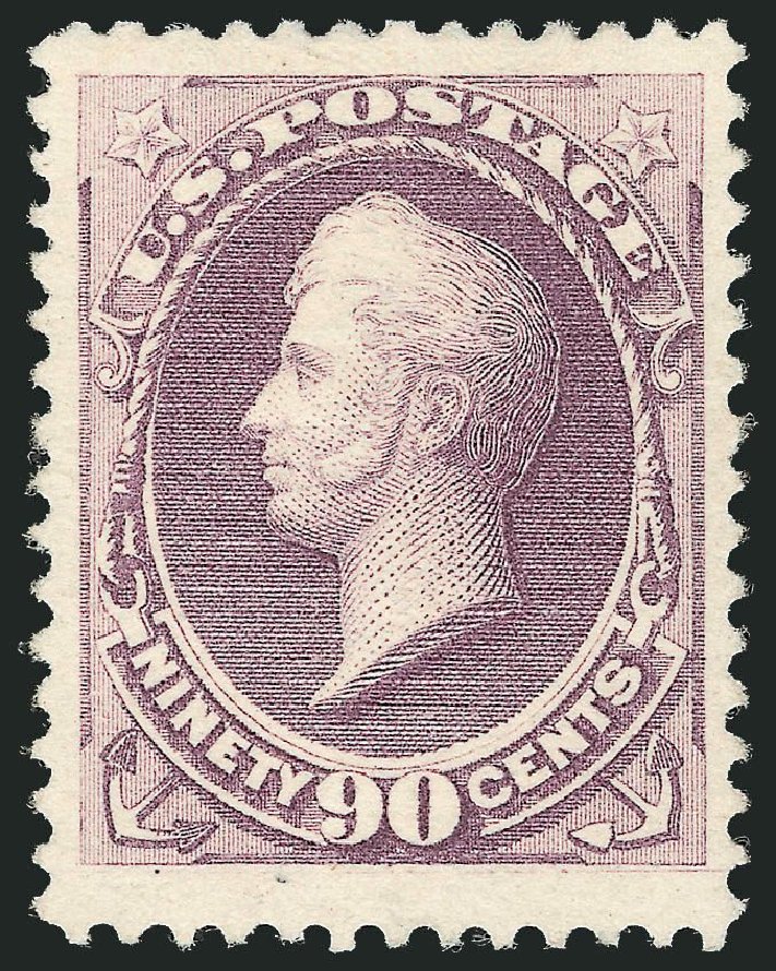 US Stamp Prices Scott Catalog #218 - 1883 90c Perry. Robert Siegel Auction Galleries, Jul 2013, Sale 1050, Lot 325