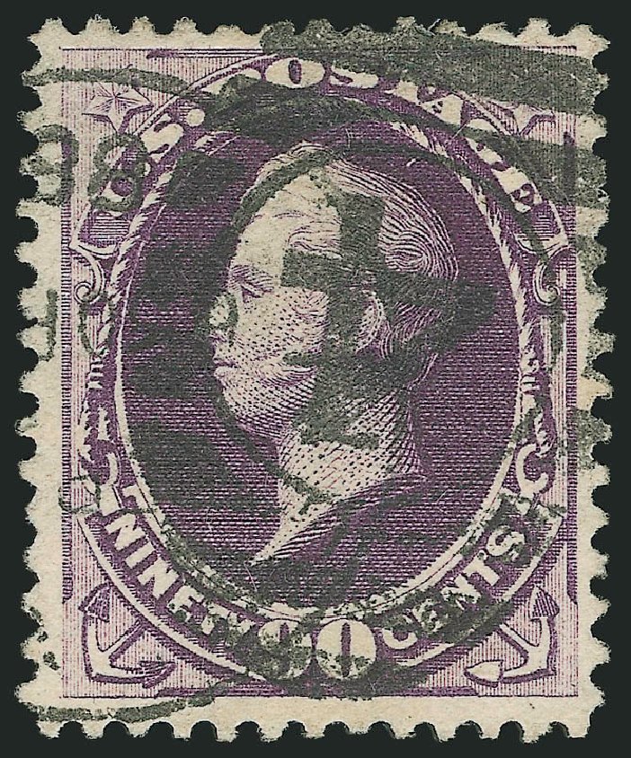 Values of US Stamps Scott Catalogue # 218: 1883 90c Perry. Robert Siegel Auction Galleries, Dec 2009, Sale 982, Lot 5515