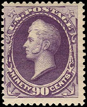 Price of US Stamps Scott Cat. # 218 - 1883 90c Perry. Regency-Superior, Jan 2015, Sale 109, Lot 862