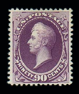 US Stamps Price Scott #218: 90c 1883 Perry. Matthew Bennett International, Jun 2007, Sale 319, Lot 1223