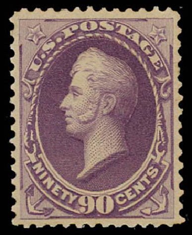 Prices of US Stamp Scott # 218: 1883 90c Perry. Daniel Kelleher Auctions, Oct 2011, Sale 626, Lot 203