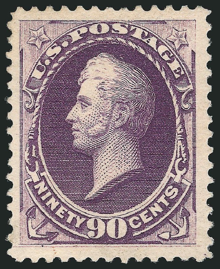 US Stamp Price Scott Cat. # 218 - 1883 90c Perry. Robert Siegel Auction Galleries, Oct 2012, Sale 1033, Lot 4123
