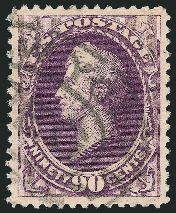 Values of US Stamp Scott Catalogue #218: 1883 90c Perry. Robert Siegel Auction Galleries, Nov 2012, Sale 1034, Lot 193