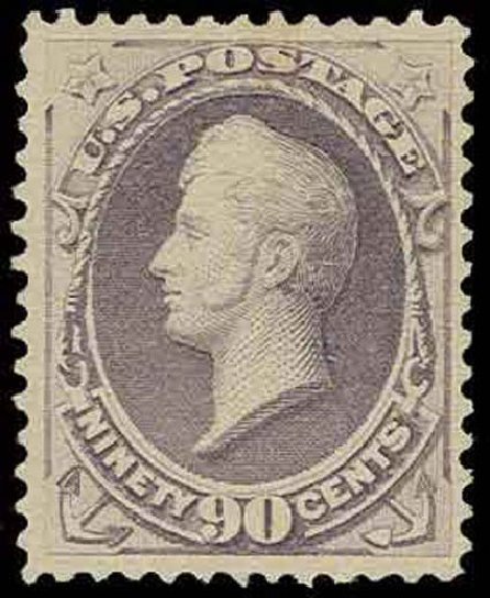 Costs of US Stamp Scott Catalogue # 218 - 90c 1883 Perry. H.R. Harmer, Nov 2013, Sale 3004, Lot 1136