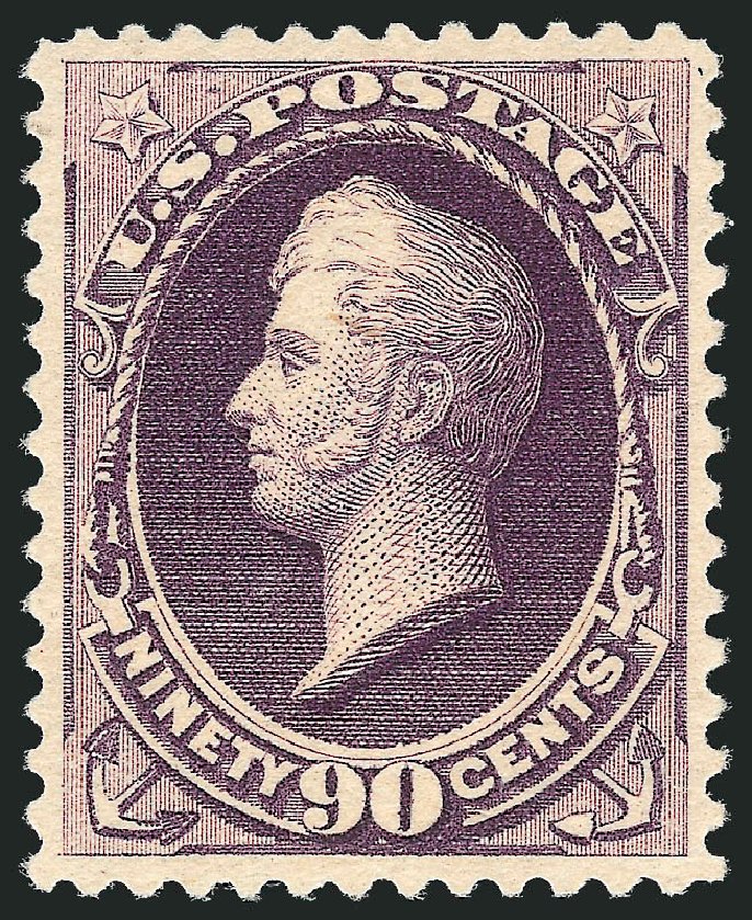 Values of US Stamp Scott # 218: 1883 90c Perry. Robert Siegel Auction Galleries, Mar 2011, Sale 1007, Lot 2386