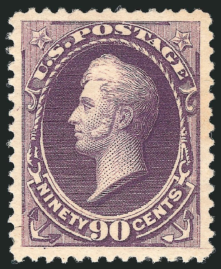 US Stamps Value Scott Catalogue 218 - 1883 90c Perry. Robert Siegel Auction Galleries, Jun 2011, Sale 1011, Lot 566