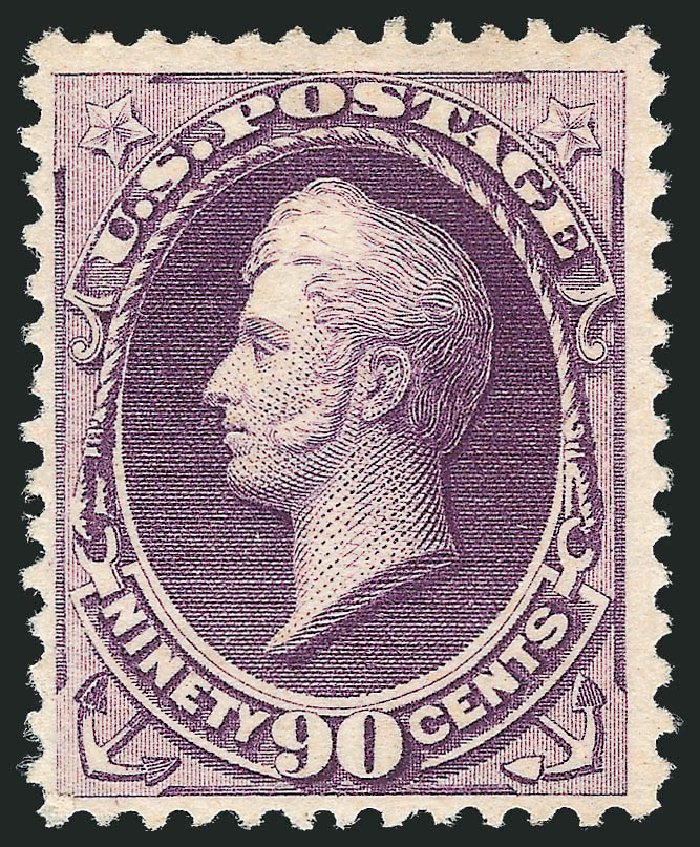 Prices of US Stamp Scott # 218 - 90c 1883 Perry. Robert Siegel Auction Galleries, Oct 2011, Sale 1014, Lot 1446