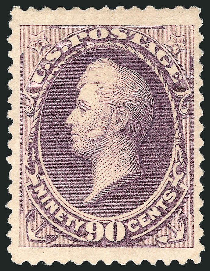 Price of US Stamps Scott Catalog # 218 - 1883 90c Perry. Robert Siegel Auction Galleries, Feb 2015, Sale 1092, Lot 1156
