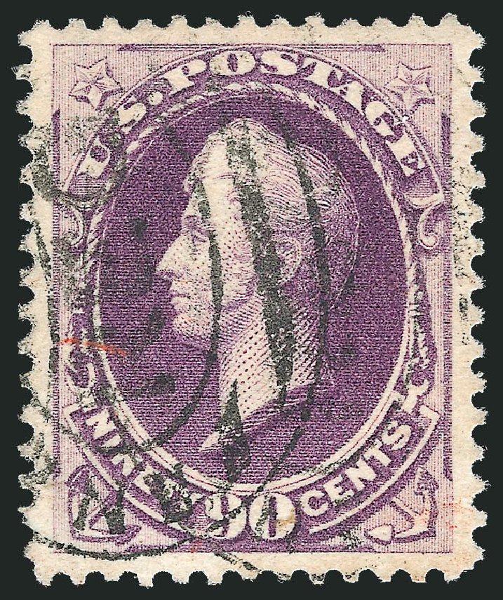 Price of US Stamps Scott # 218 - 90c 1883 Perry. Robert Siegel Auction Galleries, Dec 2009, Sale 982, Lot 5516