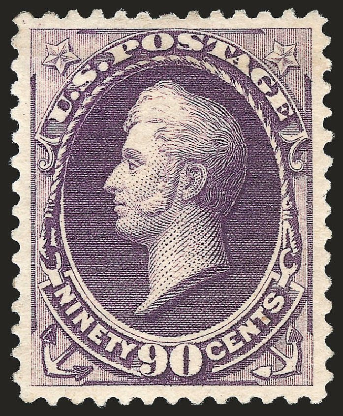 Prices of US Stamps Scott Cat. # 218 - 1883 90c Perry. Robert Siegel Auction Galleries, Jun 2010, Sale 992, Lot 2266