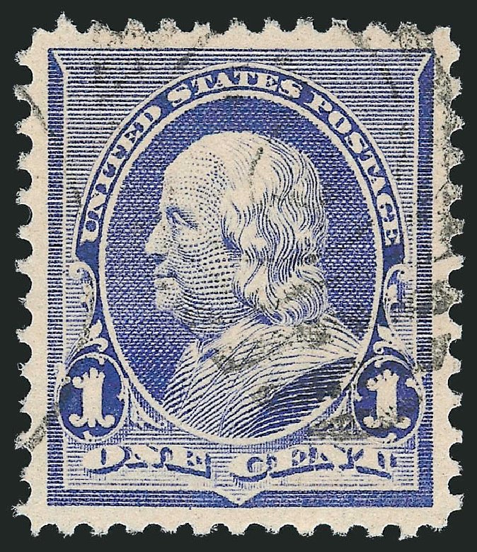 Costs of US Stamp Scott #219 - 1890 1c Franklin. Robert Siegel Auction Galleries, Nov 2012, Sale 1034, Lot 195