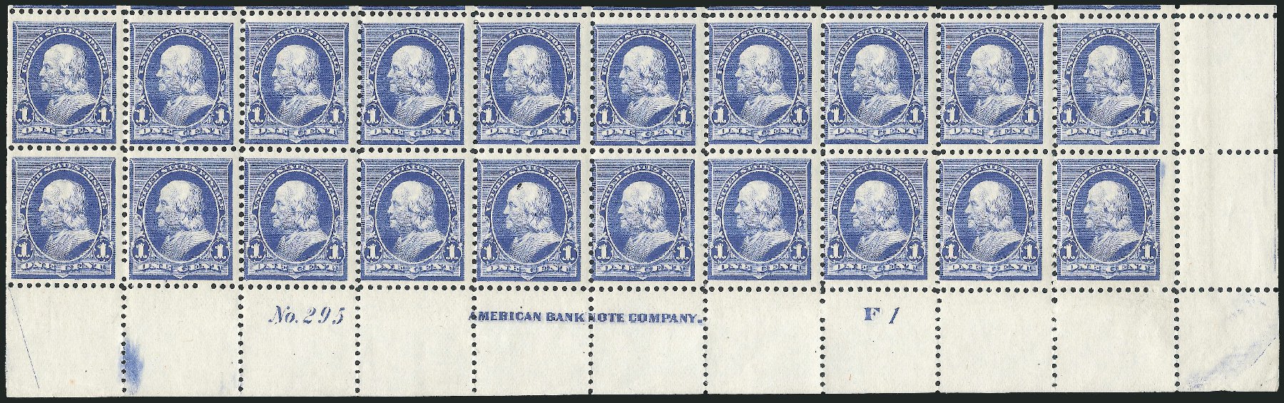 Value of US Stamp Scott 219: 1c 1890 Franklin. Robert Siegel Auction Galleries, Dec 2012, Sale 1037, Lot 1773