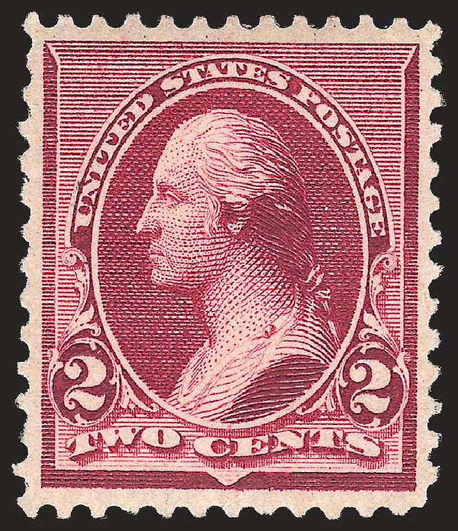 Values of US Stamps Scott Catalog # 219D - 1890 2c Washington. Robert Siegel Auction Galleries, Apr 2009, Sale 972, Lot 3217