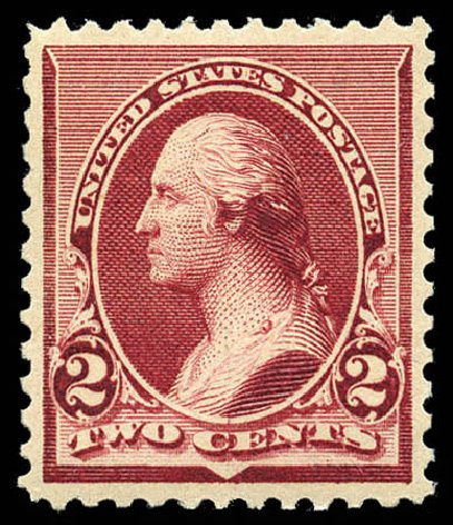 US Stamp Values Scott 219D: 1890 2c Washington. Matthew Bennett International, Feb 2012, Sale 340, Lot 298
