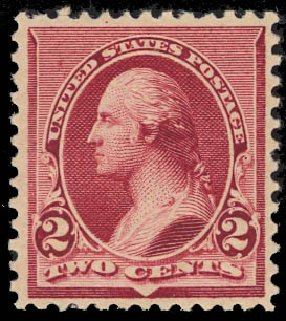 US Stamps Value Scott # 219D - 1890 2c Washington. Daniel Kelleher Auctions, Jan 2012, Sale 628, Lot 339