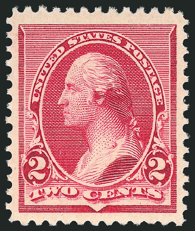 Value of US Stamp Scott Cat. # 219D - 1890 2c Washington. Robert Siegel Auction Galleries, Jun 2011, Sale 1011, Lot 569