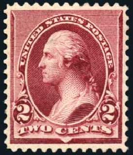US Stamps Value Scott 219D: 2c 1890 Washington. Harmer-Schau Auction Galleries, Apr 2008, Sale 77, Lot 71