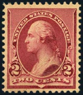 US Stamp Value Scott Cat. #219D: 2c 1890 Washington. Harmer-Schau Auction Galleries, Aug 2012, Sale 94, Lot 1281