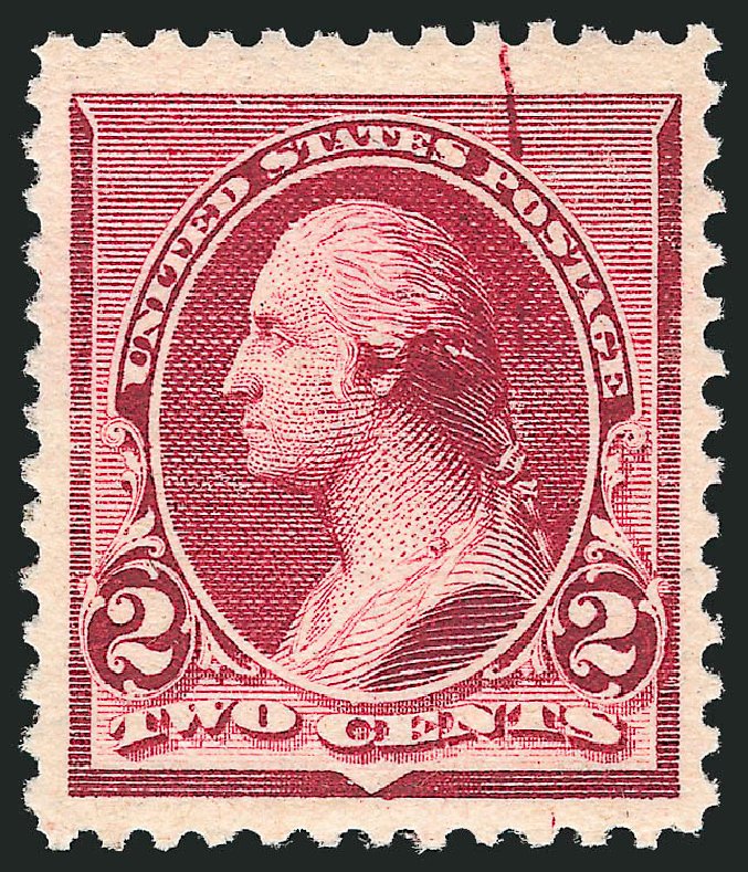 Value of US Stamp Scott Cat. 219D - 2c 1890 Washington. Robert Siegel Auction Galleries, Dec 2009, Sale 982, Lot 5521