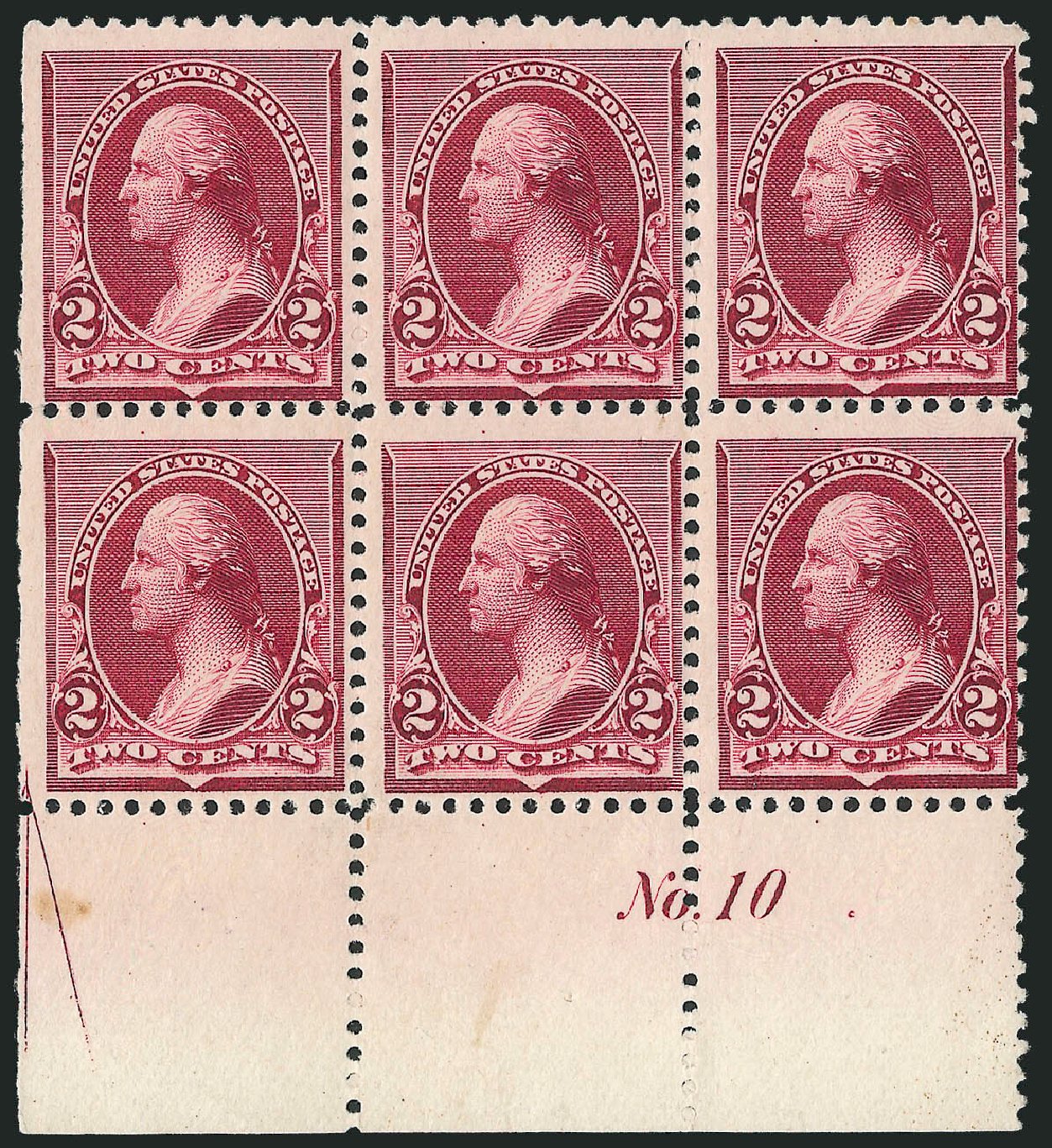 Costs of US Stamp Scott Cat. 219D - 1890 2c Washington. Robert Siegel Auction Galleries, Oct 2010, Sale 997, Lot 5651