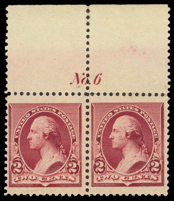 Costs of US Stamps Scott Catalogue 219D: 1890 2c Washington. Daniel Kelleher Auctions, Jun 2012, Sale 630, Lot 1465