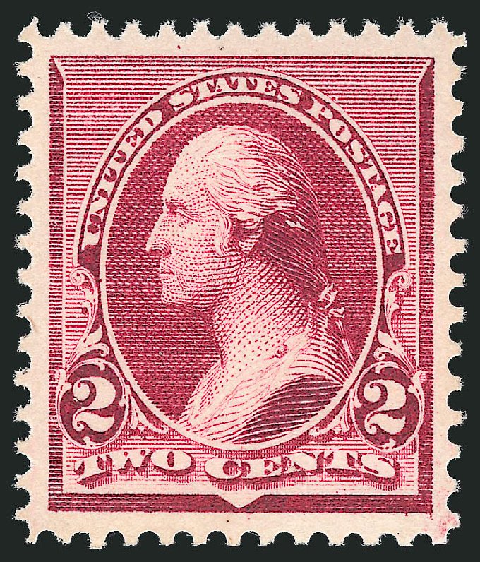 Value of US Stamps Scott Catalogue # 219D: 2c 1890 Washington. Robert Siegel Auction Galleries, Dec 2010, Sale 1000, Lot 1105