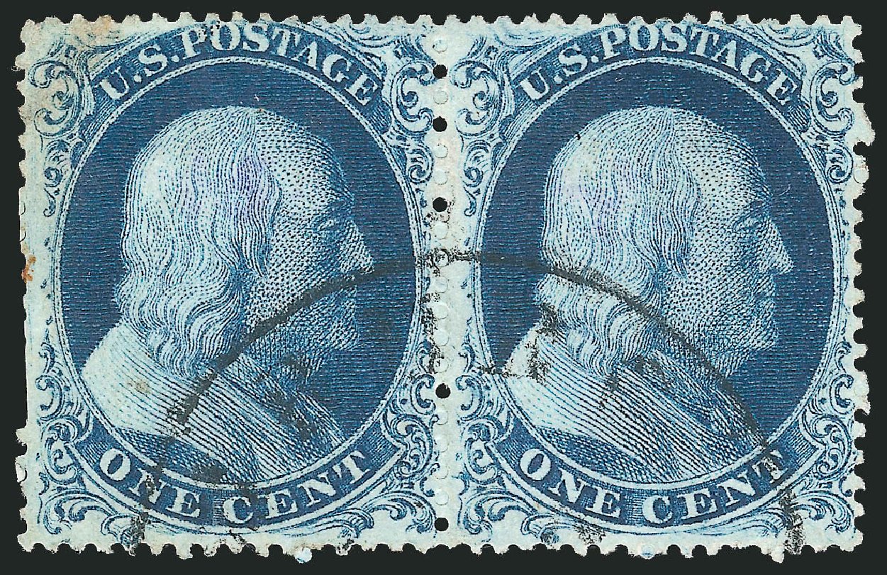 US Stamp Price Scott Catalog # 22 - 1c 1857 Franklin. Robert Siegel Auction Galleries, Mar 2011, Sale 1006, Lot 1197