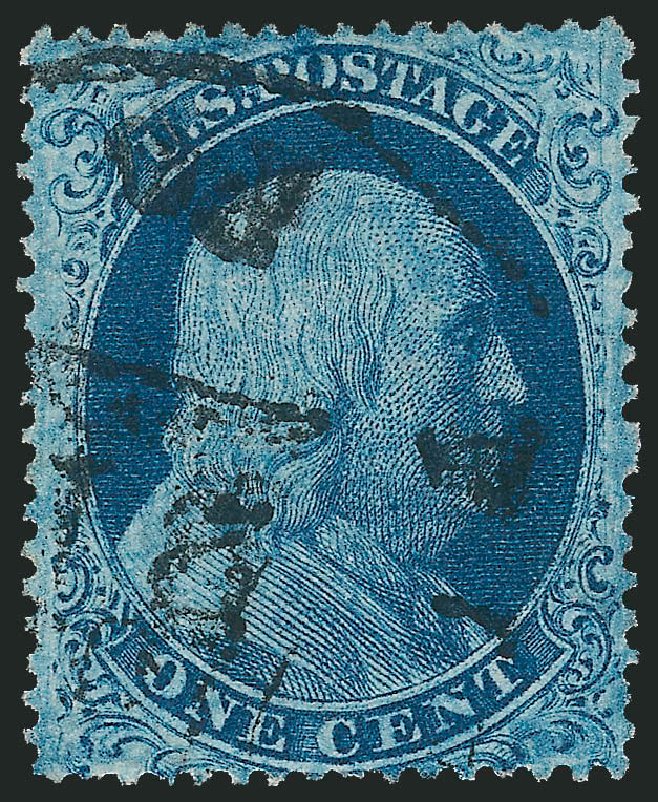 Cost of US Stamps Scott #22 - 1c 1857 Franklin. Robert Siegel Auction Galleries, Oct 2011, Sale 1014, Lot 1087