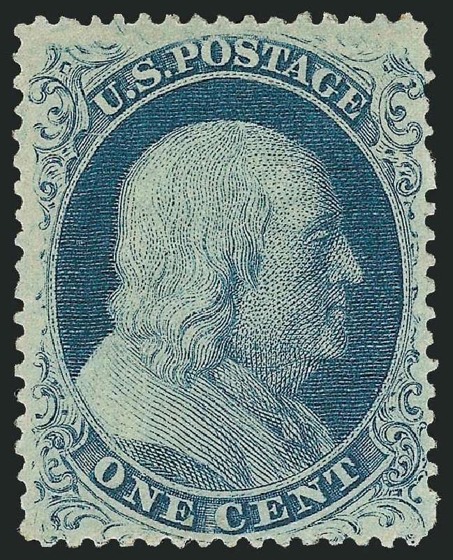 Prices of US Stamp Scott Catalog # 22: 1857 1c Franklin. Robert Siegel Auction Galleries, Oct 2008, Sale 963, Lot 307