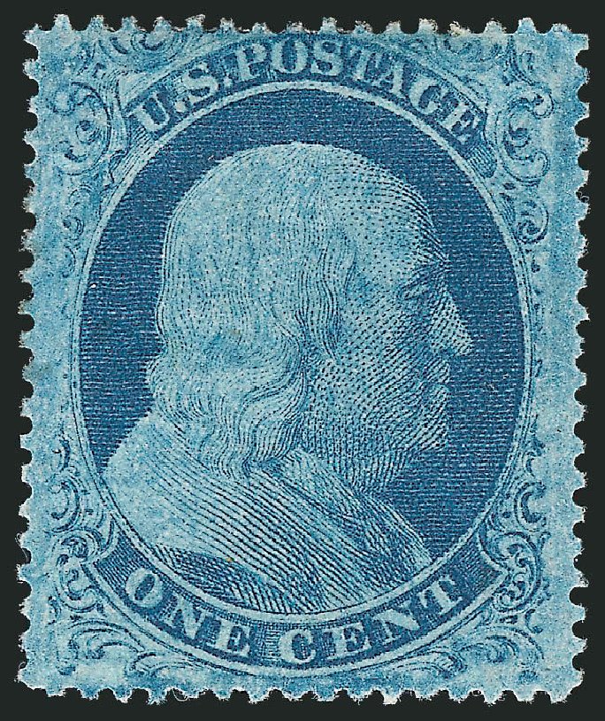 Prices of US Stamp Scott Catalog # 22 - 1c 1857 Franklin. Robert Siegel Auction Galleries, Mar 2011, Sale 1006, Lot 1448