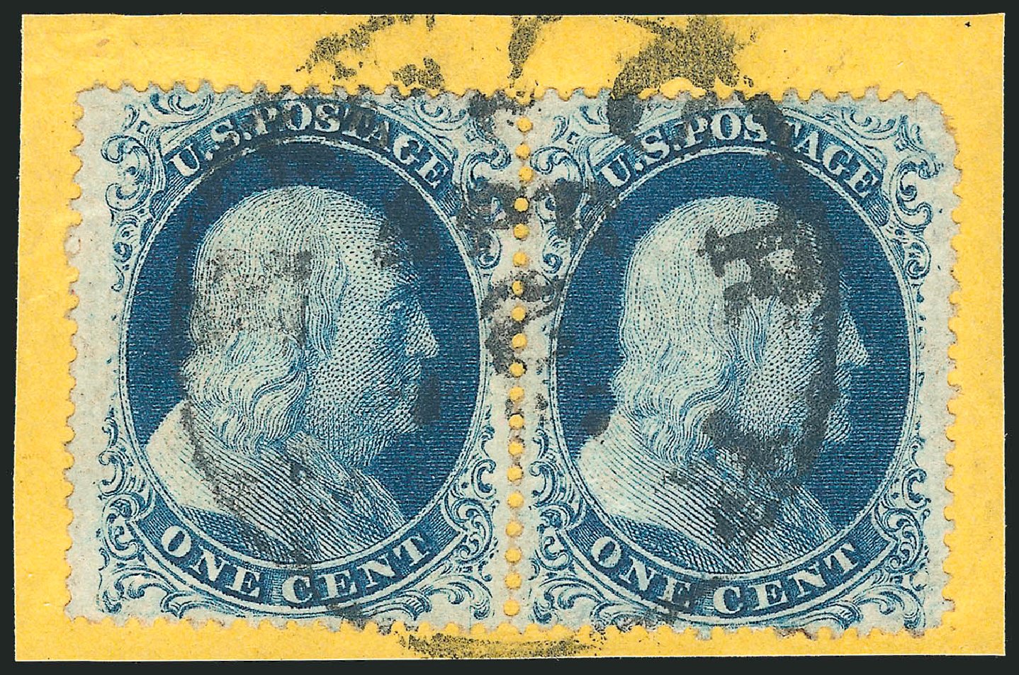 US Stamps Prices Scott # 22: 1857 1c Franklin. Robert Siegel Auction Galleries, Mar 2011, Sale 1006, Lot 1468