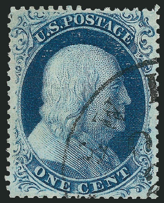 Costs of US Stamps Scott Cat. #22: 1c 1857 Franklin. Robert Siegel Auction Galleries, Mar 2011, Sale 1007, Lot 2148