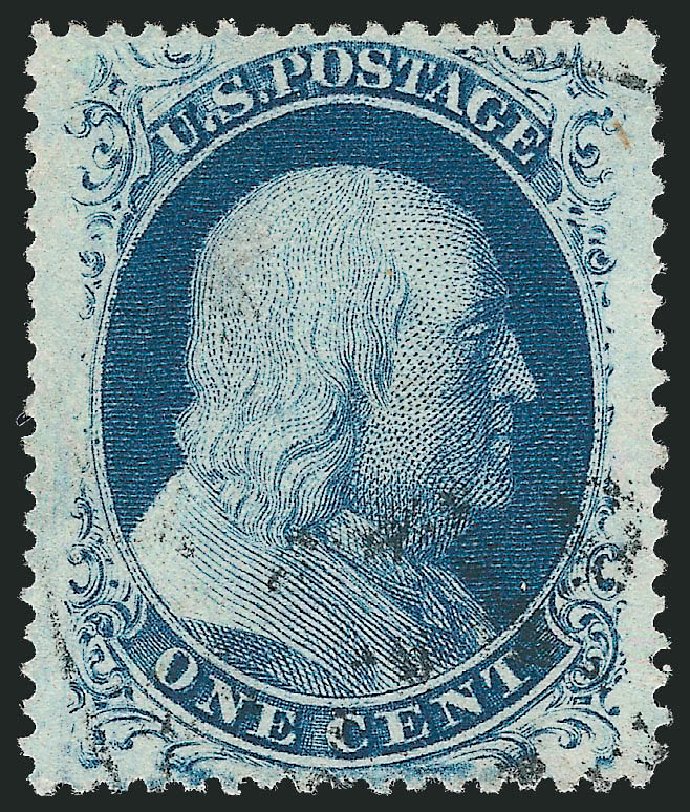 Cost of US Stamps Scott Catalogue #22 - 1c 1857 Franklin. Robert Siegel Auction Galleries, Jun 2012, Sale 1024, Lot 58